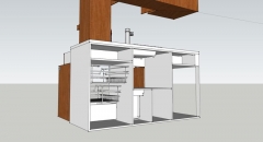 Papillon - Küchenblock