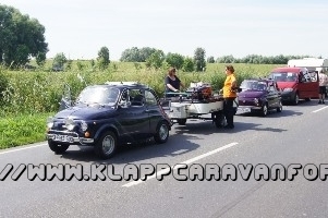 Gespann Fiat 500 mit Combicamp Handy