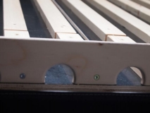 Bett Unterkonstruktion aus Dachlatten 3