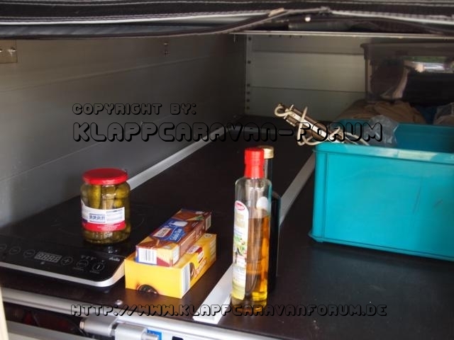 Gleitschinen für den Küchenkorpus 2