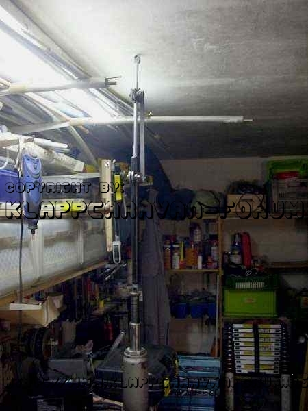 Gasfeder Spannvorrichtung