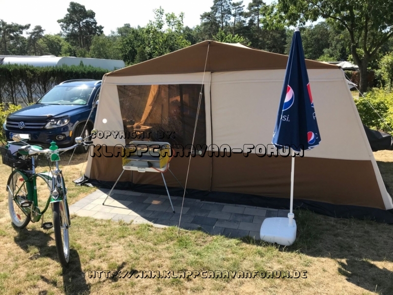 1979er Combi Camp Speed auf dem Campingpark Heidewald Sassenberg