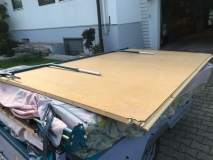 Gesamtansicht herausgebrochene Platte