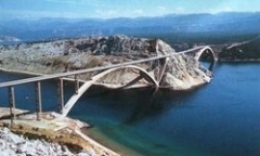 Brücke auf die Insel Krk