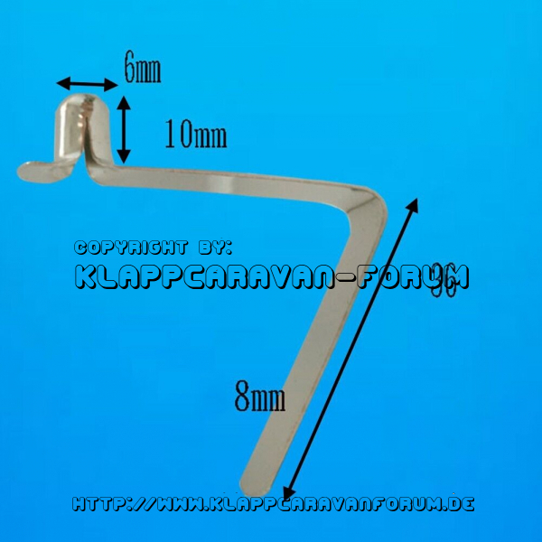 Federklammer Rohrklammer