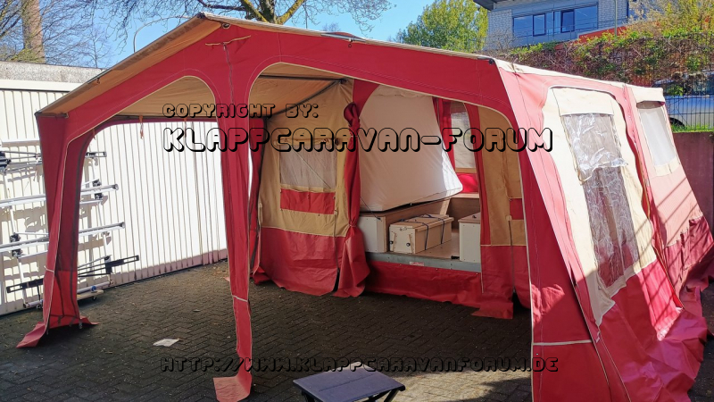 SK12 - mit Vorzelt u. Leitenteil re