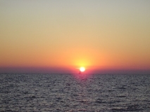 Sonnenuntergang über der Adria