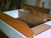 Sitzbankgruppe nach Restauration