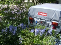 Trigano Chambord- Falti im Garten.