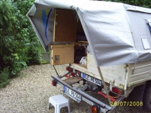 Pickklapp - Veränderung am Vordach, kein Abspannen mehr nötig