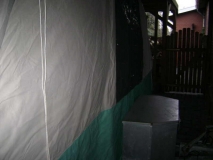 Zeltführung Gaskasten