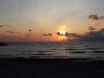 Langerhuse DK Sommer 2008 - Sonnenuntergang