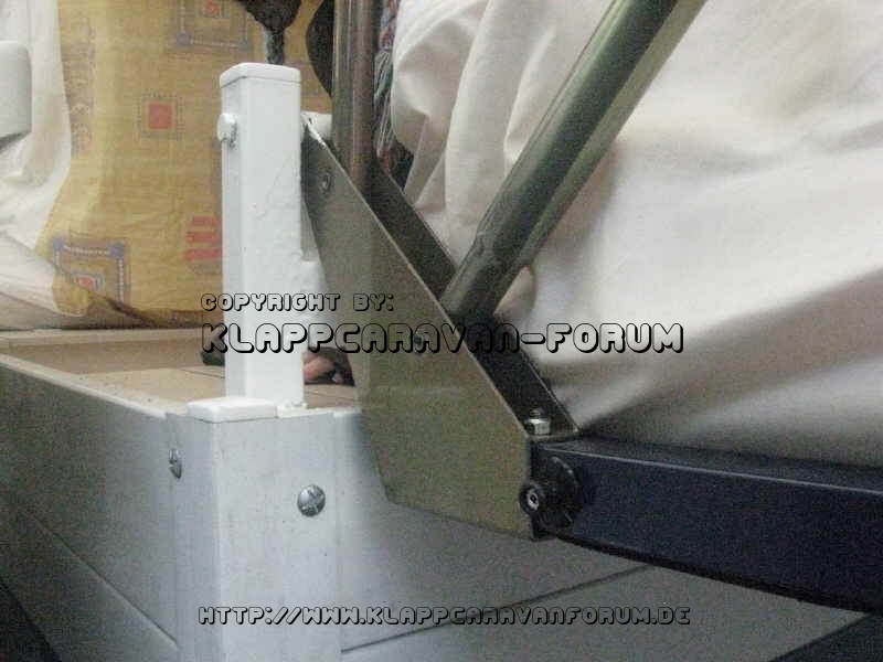 Trigano Chambord - Originalhalterung vor dem Umbau