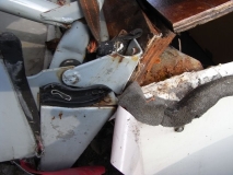 Gestängeaufnahme weggefault