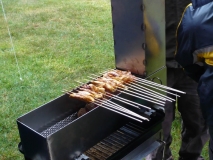 Spießegrill im Einsatz