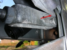 SK12-Bremse ungewollter Anschlag des Umlenkhebels