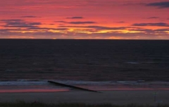 Strand im Abendrot, CP Wenningstedt