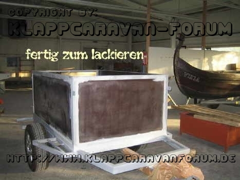 Rollo-alles vorbereitet zum lackieren