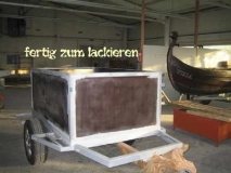 Rollo-alles vorbereitet zum lackieren