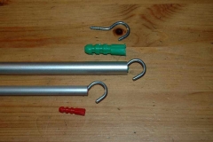 SK-Falter - Gardinenstangen - Anbau von Haken am Ende