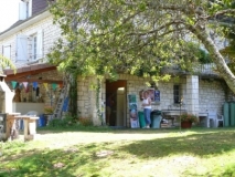 Camping La Périgourdine - Haupthaus - Eingang in den Sanitärbereich