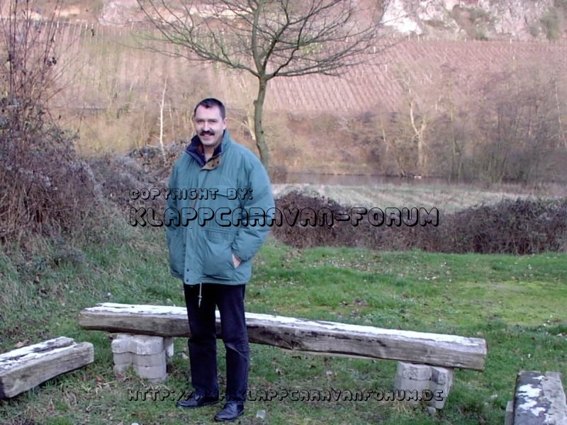 Klaus beim CP besichtigen