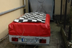 Fahrradtransport - Falter mit PVC-Belag als Schutz