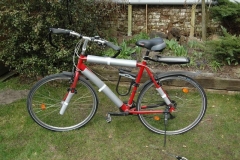 Fahrradtransport - Zweites Rad verladefertig