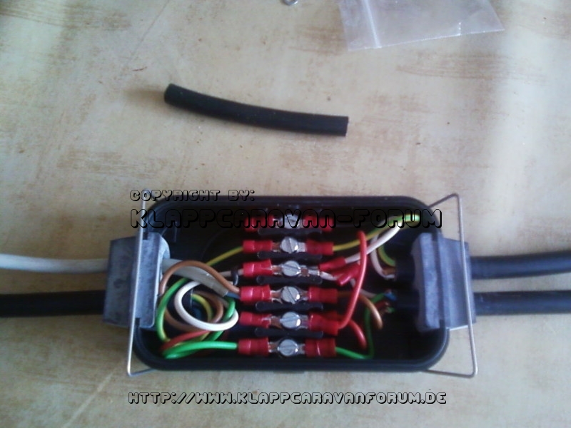 Anhänger neuer Kabelbaum