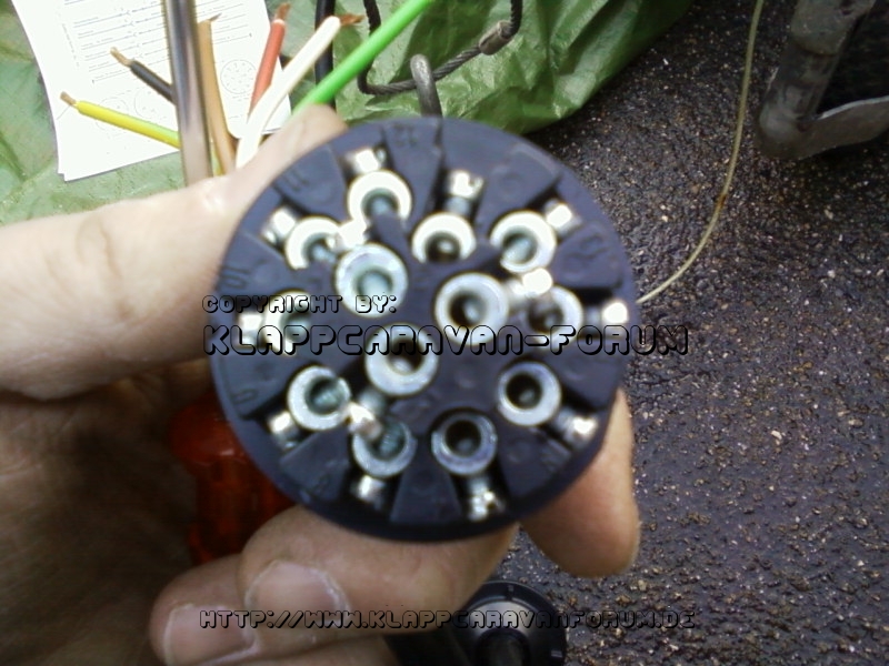 Anhänger neuer Kabelbaum