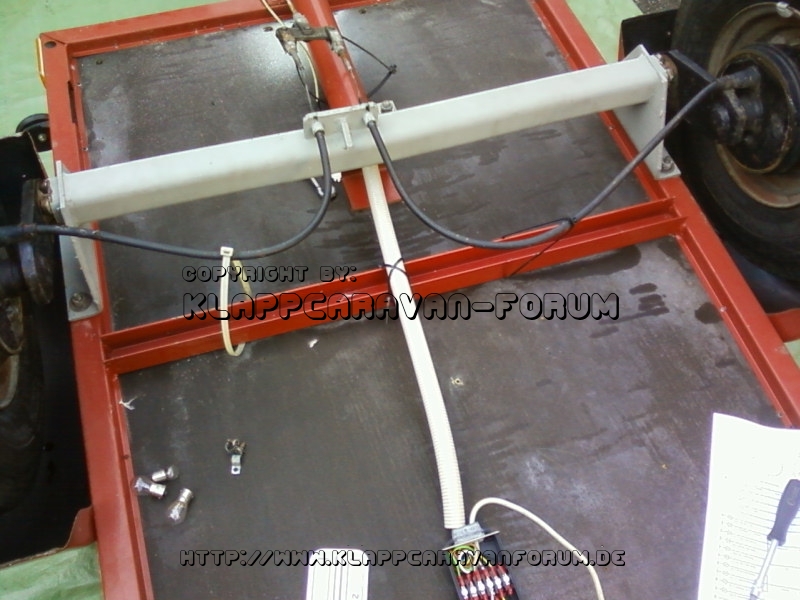 Anhänger neuer Kabelbaum