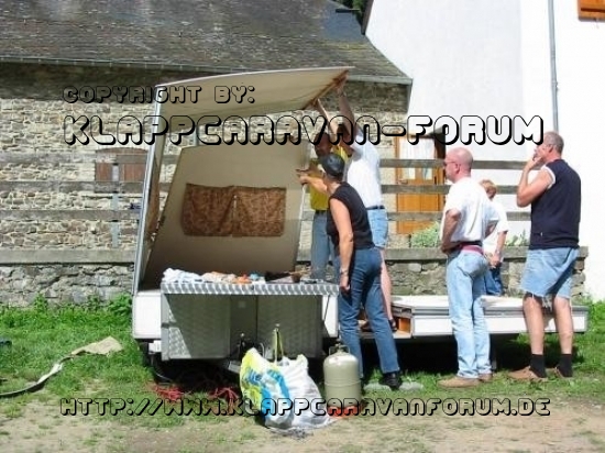 Abbau Rapido Confort - Seitenteile rein (kennen wir schon)