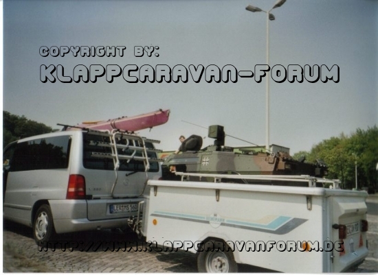 MB V220cdi mit Heinemann Z572B hinten dran.