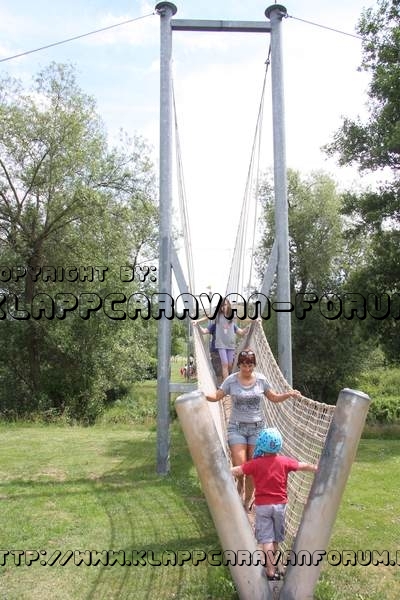 Nahe am Sommer 2011 - Monzingen - Barfußpfad Bad Sobernheim - Hängebrücke - 2