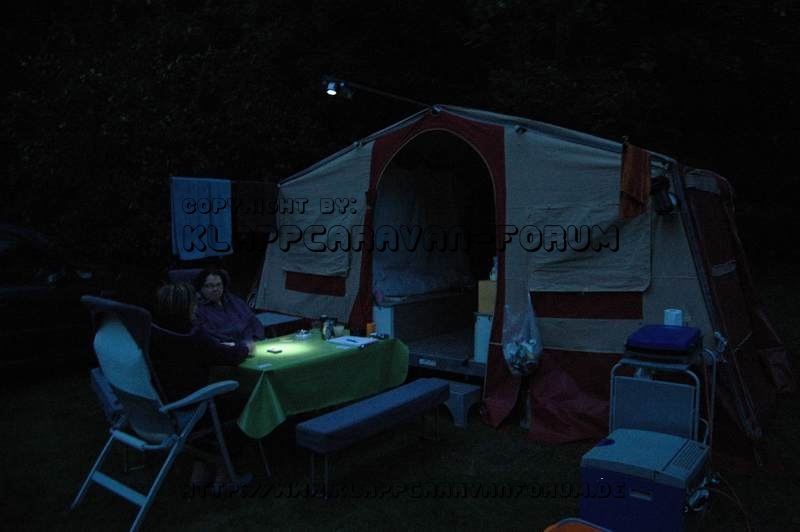 SK-Falter - Lampenhalterung - Abends in Action