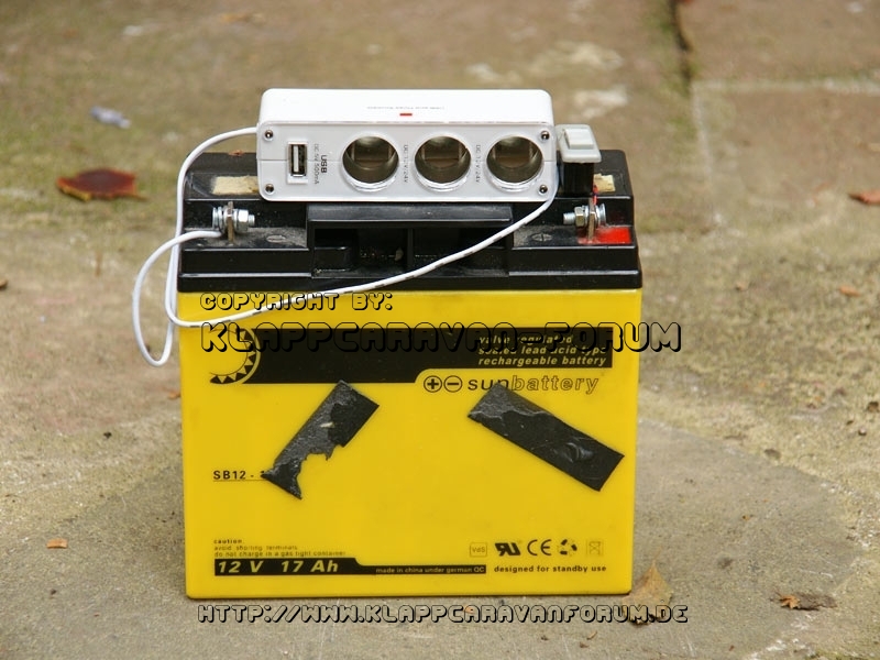 12 Volt Energiestation - Modell Sparta