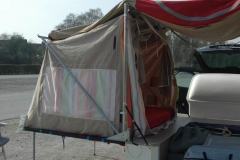 Innenzelt SK-Falter - Eigenanfertigung - Vorzeltseite