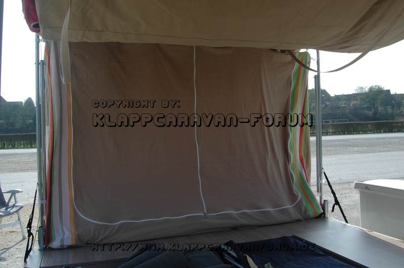 Innenzelt SK-Falter - Eigenanfertigung - Geschlossen von vorn