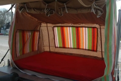 Innenzelt SK-Falter - Eigenanfertigung - Abdeckbare Gazefenster innen