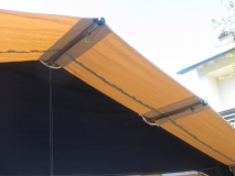 Stangenöffnung Vorzelt ohne Sonnensegel