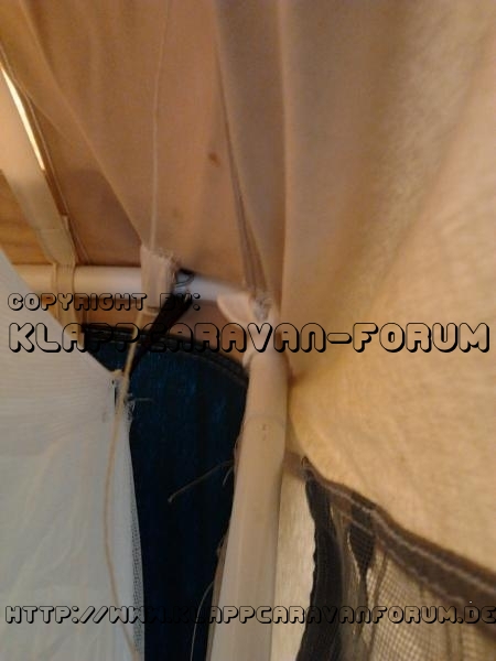 Erstes Falten auf dem Campingplatz