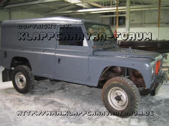 Landy im Aufbau