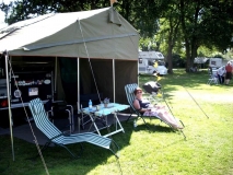 Camping an der Elbe