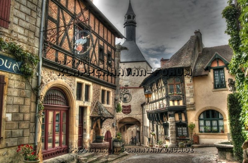 Winkelgasse in Bourbon-Lancy