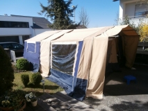 Verlängerung mit Sonnensegel