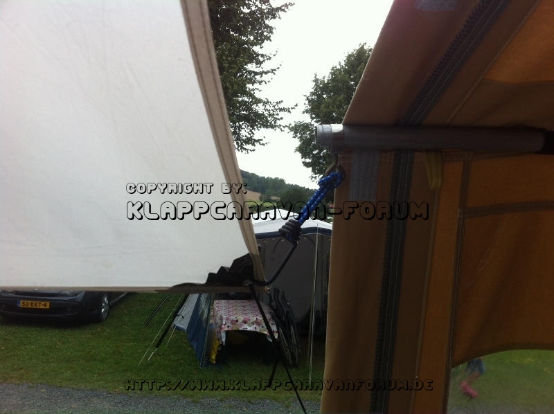 Tarp als Sonnensegel