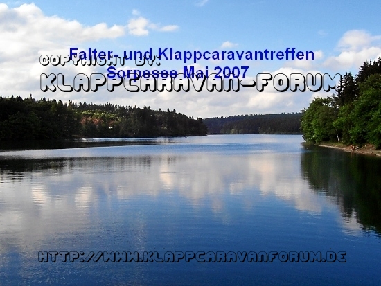 Bilder vom Klapp- Faltcaravantreffen Sorpesee 2007