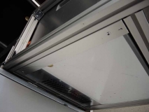 Aluwinkel als Halterung der Kühlbox