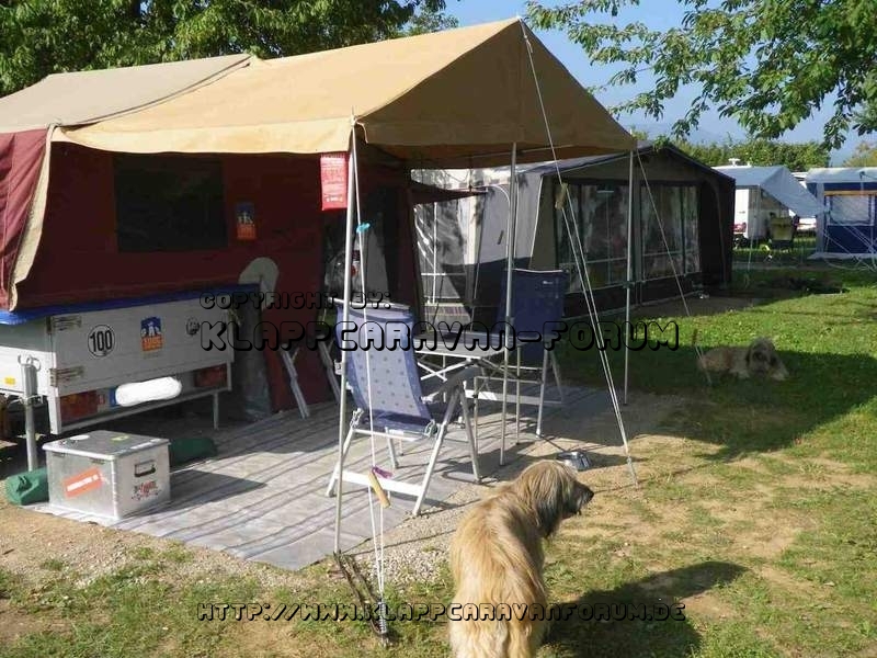 Vorzelt ohne Seitenwände