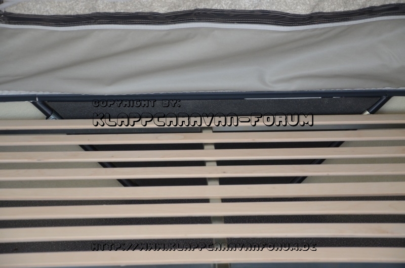 Camp-let - Einbau des erhöhten Lattenrostes